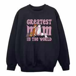 Disney - Sweat THE ARISTOCATS GREATEST MUM - Fille (Noir)