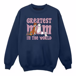 Disney - Sweat THE ARISTOCATS GREATEST MUM - Fille (Bleu marine)