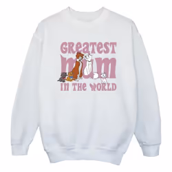 Disney - Sweat THE ARISTOCATS GREATEST MUM - Fille (Blanc)