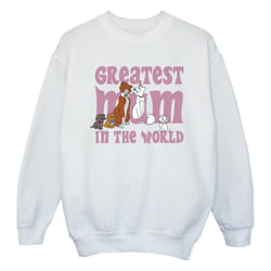 Disney - Sweat THE ARISTOCATS GREATEST MUM - Fille (Blanc)
