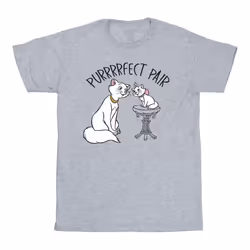 Disney - T-shirt THE ARISTOCATS PURRFECT PAIR - Homme (Gris chiné)