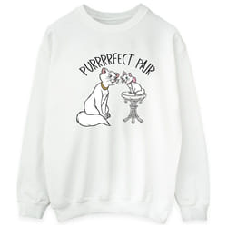 Disney - Sweat THE ARISTOCATS PURRFECT PAIR - Homme (Blanc)