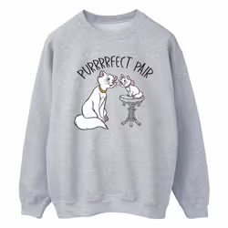 Disney - Sweat THE ARISTOCATS PURRFECT PAIR - Homme (Gris chiné)