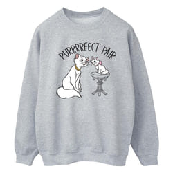 Disney - Sweat THE ARISTOCATS PURRFECT PAIR - Homme (Gris chiné)
