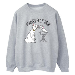 Disney - Sweat THE ARISTOCATS PURRFECT PAIR - Femme (Gris chiné)