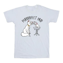 Disney - T-shirt THE ARISTOCATS PURRFECT PAIR - Garçon (Blanc)