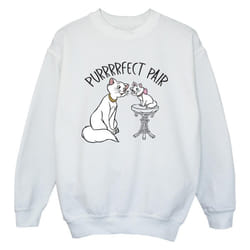 Disney - Sweat THE ARISTOCATS PURRFECT PAIR - Garçon (Blanc)