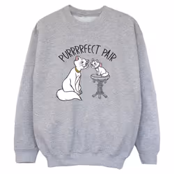 Disney - Sweat THE ARISTOCATS PURRFECT PAIR - Garçon (Gris chiné)