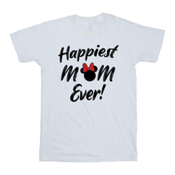 Disney - T-shirt HAPPIEST MOM EVER - Homme (Blanc)