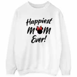 Disney - Sweat HAPPIEST MOM EVER - Homme (Blanc)
