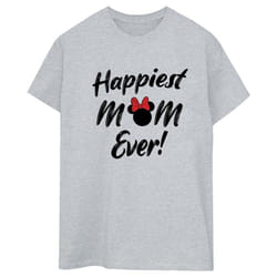 Disney - T-shirt HAPPIEST MOM EVER - Femme (Gris chiné)