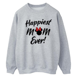 Disney - Sweat HAPPIEST MOM EVER - Femme (Gris chiné)