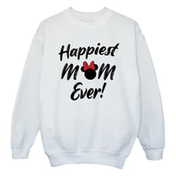 Disney - Sweat HAPPIEST MOM EVER - Fille (Blanc)