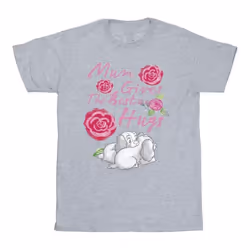 Disney - T-shirt LADY AND THE TRAMP MUM HUGS - Homme (Gris chiné)