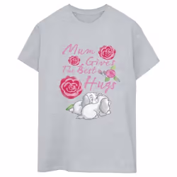 Disney - T-shirt LADY AND THE TRAMP MUM HUGS - Femme (Gris chiné)