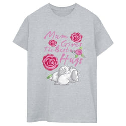 Disney - T-shirt LADY AND THE TRAMP MUM HUGS - Femme (Gris chiné)