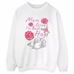 Disney - Sweat LADY AND THE TRAMP MUM HUGS - Femme (Blanc)