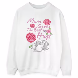 Disney - Sweat LADY AND THE TRAMP MUM HUGS - Femme (Blanc)