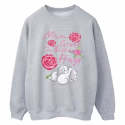 Disney - Sweat LADY AND THE TRAMP MUM HUGS - Femme (Gris chiné)
