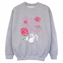 Disney - Sweat LADY AND THE TRAMP MUM HUGS - Garçon (Gris chiné)