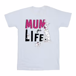 Disney - T-shirt DALMATIANS MUM FOR LIFE - Homme (Blanc)