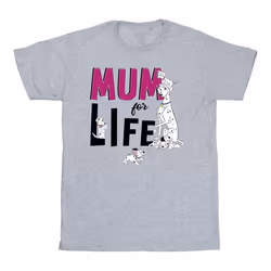 Disney - T-shirt DALMATIANS MUM FOR LIFE - Homme (Gris chiné)