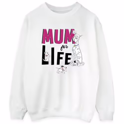 Disney - Sweat DALMATIANS MUM FOR LIFE - Homme (Blanc)
