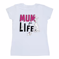 Disney - T-shirt DALMATIANS MUM FOR LIFE - Femme (Blanc)