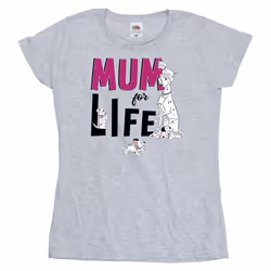 Disney - T-shirt DALMATIANS MUM FOR LIFE - Femme (Gris chiné)