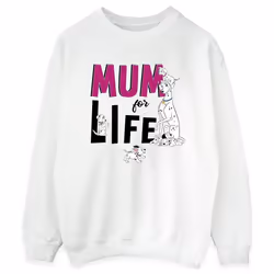 Disney - Sweat DALMATIANS MUM FOR LIFE - Femme (Blanc)