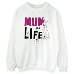 Disney - Sweat DALMATIANS MUM FOR LIFE - Femme (Blanc)