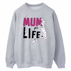 Disney - Sweat DALMATIANS MUM FOR LIFE - Femme (Gris chiné)