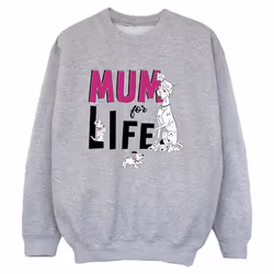 Disney - Sweat DALMATIANS MUM FOR LIFE - Garçon (Gris chiné)