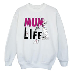 Disney - Sweat DALMATIANS MUM FOR LIFE - Fille (Blanc)