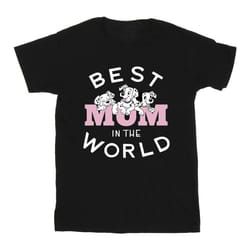 Disney - T-shirt DALMATIANS BEST MUM IN THE WORLD - Homme (Noir)