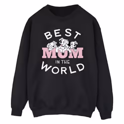 Disney - Sweat DALMATIANS BEST MUM IN THE WORLD - Homme (Noir)