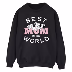 Disney - Sweat DALMATIANS BEST MUM IN THE WORLD - Homme (Noir)