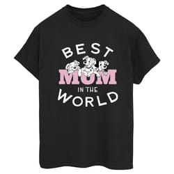 Disney - T-shirt DALMATIANS BEST MUM IN THE WORLD - Femme (Noir)