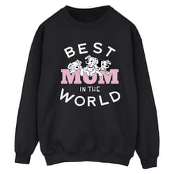 Disney - Sweat DALMATIANS BEST MUM IN THE WORLD - Femme (Noir)