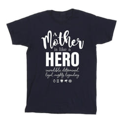 Marvel - T-shirt AVENGERS MOTHER HERO - Homme (Bleu marine)
