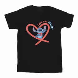 Disney - T-shirt LOVE YOU MUM - Homme (Noir)