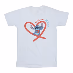 Disney - T-shirt LOVE YOU MUM - Homme (Blanc)