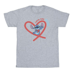Disney - T-shirt LOVE YOU MUM - Homme (Gris chiné)