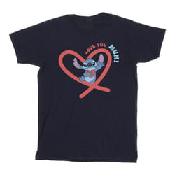 Disney - T-shirt LOVE YOU MUM - Homme (Bleu marine)