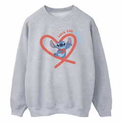 Disney - Sweat LOVE YOU MUM - Homme (Gris chiné)