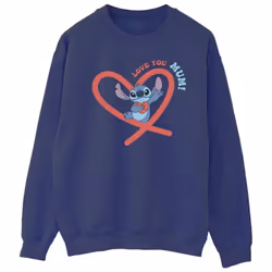 Disney - Sweat LOVE YOU MUM - Homme (Bleu marine)
