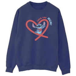 Disney - Sweat LOVE YOU MUM - Homme (Bleu marine)