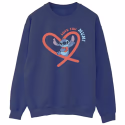 Disney - Sweat LOVE YOU MUM - Homme (Bleu marine)