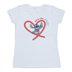 Disney - T-shirt LOVE YOU MUM - Femme (Blanc)