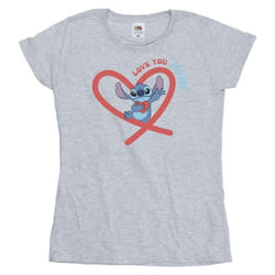 Disney - T-shirt LOVE YOU MUM - Femme (Gris chiné)